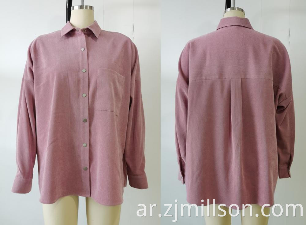 Pink Color Softy Autumn Winter Long Sleeves Shirt